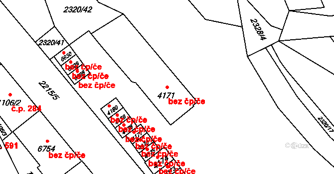 Beroun 43507522 na parcele st. 4171 v KÚ Beroun, Katastrální mapa