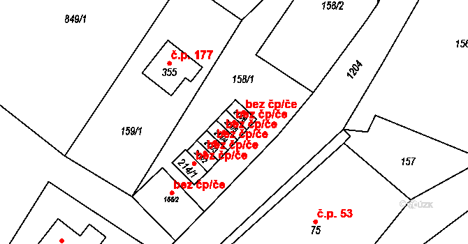 Černý Důl 44925522 na parcele st. 214/5 v KÚ Čistá v Krkonoších, Katastrální mapa