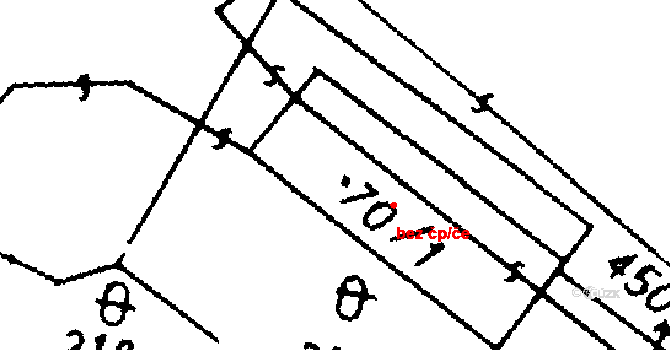 Ohníč 41739523 na parcele st. 70/1 v KÚ Křemýž, Katastrální mapa