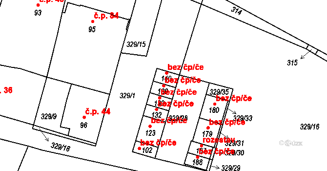Bošilec 46901523 na parcele st. 139 v KÚ Bošilec, Katastrální mapa