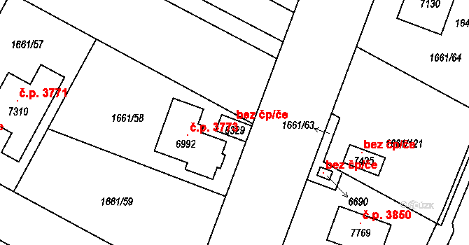 Havlíčkův Brod 121075524 na parcele st. 8329 v KÚ Havlíčkův Brod, Katastrální mapa