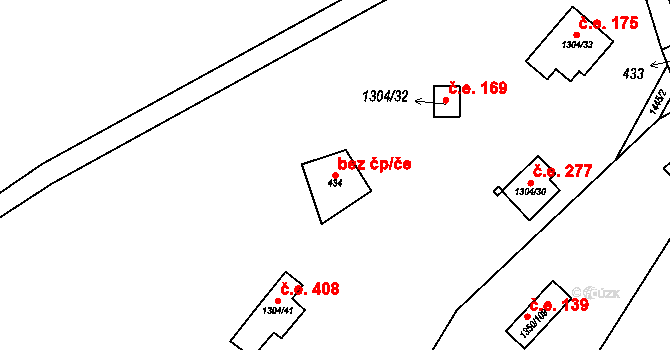 Oslnovice 48549525 na parcele st. 434 v KÚ Oslnovice, Katastrální mapa