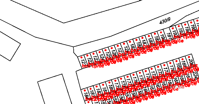 Litvínov 43680526 na parcele st. 124 v KÚ Růžodol, Katastrální mapa