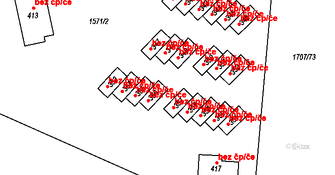 Křečovice 45404526 na parcele st. 357 v KÚ Živohošť, Katastrální mapa