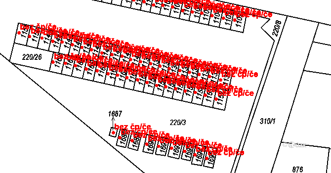 Neratovice 39378527 na parcele st. 1157 v KÚ Neratovice, Katastrální mapa
