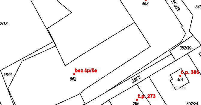 Dolní Poustevna 45114528 na parcele st. 562 v KÚ Dolní Poustevna, Katastrální mapa