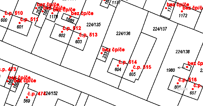 Ostrov 49593528 na parcele st. 2331 v KÚ Ostrov nad Ohří, Katastrální mapa