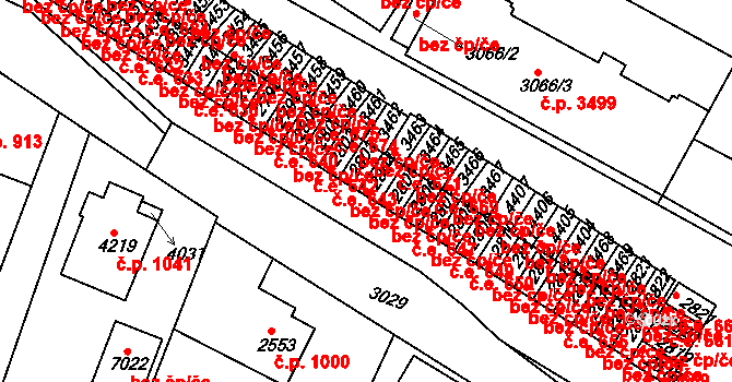 Havlíčkův Brod 44509529 na parcele st. 2804 v KÚ Havlíčkův Brod, Katastrální mapa