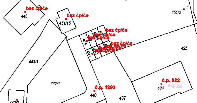 Rýmařov 40188531 na parcele st. 436/2 v KÚ Rýmařov, Katastrální mapa