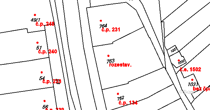 Bošovice 203, Katastrální mapa