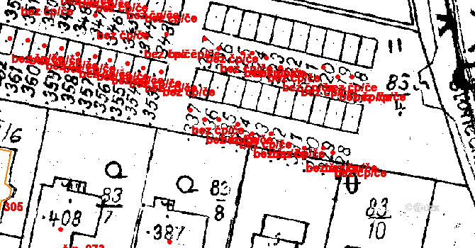 Bezdružice 44039531 na parcele st. 334 v KÚ Bezdružice, Katastrální mapa