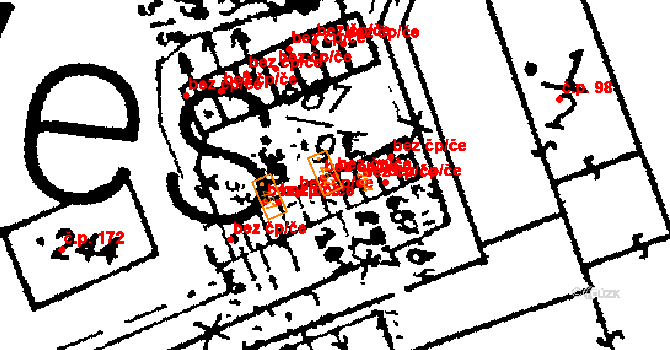 Dlouhá Ves 45179531 na parcele st. 297 v KÚ Dlouhá Ves u Sušice, Katastrální mapa