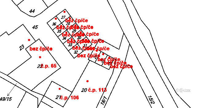 Mankovice 48949531 na parcele st. 25 v KÚ Mankovice, Katastrální mapa