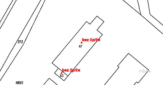 Závidkovice 43, Světlá nad Sázavou, Katastrální mapa