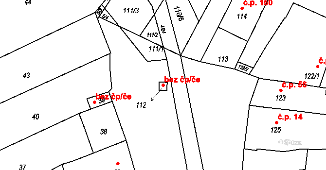 Silůvky 49432532 na parcele st. 112 v KÚ Silůvky, Katastrální mapa