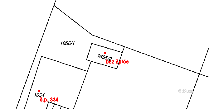 Suchdol nad Lužnicí 52081532 na parcele st. 1655/2 v KÚ Suchdol nad Lužnicí, Katastrální mapa