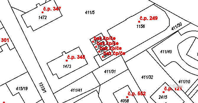 Český Krumlov 49174533 na parcele st. 3680 v KÚ Český Krumlov, Katastrální mapa