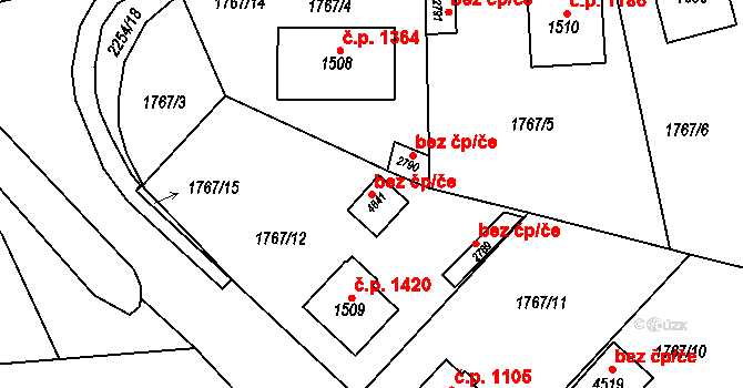 Šumperk 44953534 na parcele st. 4841 v KÚ Šumperk, Katastrální mapa