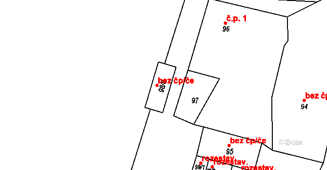 Objekt 150504535, Katastrální mapa