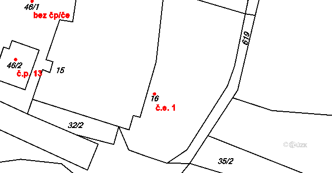 Leškovice 25, Katastrální mapa