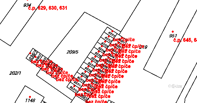 Heřmanův Městec 43665535 na parcele st. 937/5 v KÚ Heřmanův Městec, Katastrální mapa
