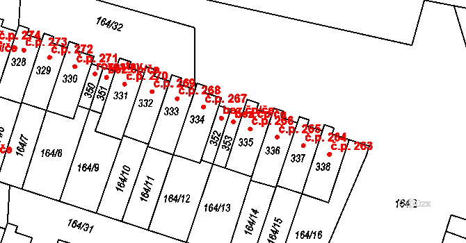 Středokluky 47785535 na parcele st. 353 v KÚ Středokluky, Katastrální mapa
