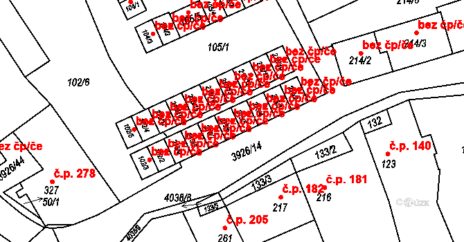 Kryry 40609537 na parcele st. 215/6 v KÚ Kryry, Katastrální mapa