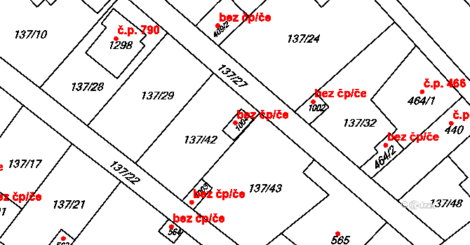 Kralupy nad Vltavou 39357538 na parcele st. 1004 v KÚ Lobeček, Katastrální mapa