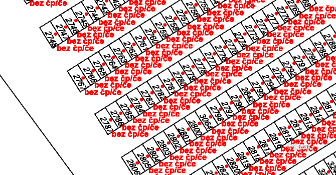 Čáslav 43997538 na parcele st. 2783 v KÚ Čáslav, Katastrální mapa