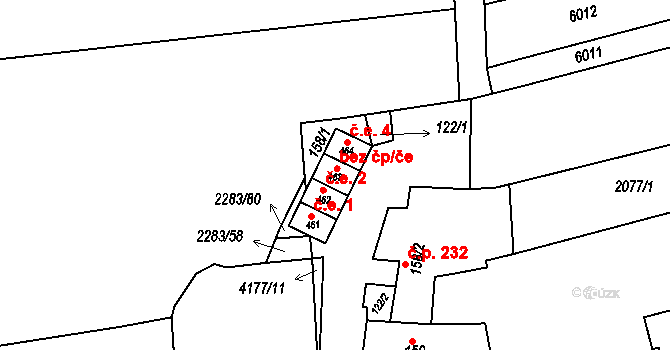 Žarošice 79951538 na parcele st. 463 v KÚ Žarošice, Katastrální mapa