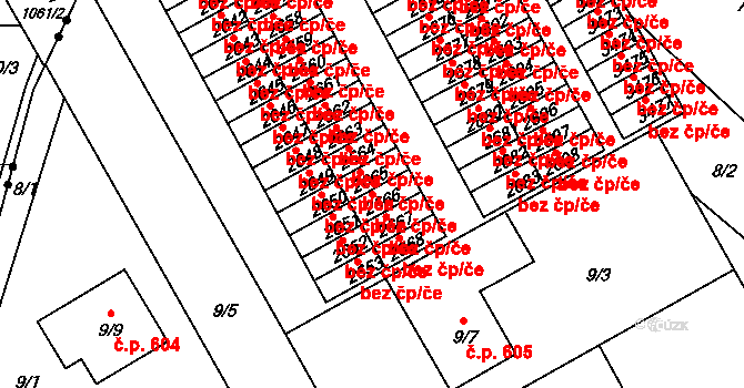 Třinec 41818539 na parcele st. 2666 v KÚ Lyžbice, Katastrální mapa