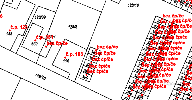 Františkovy Lázně 38783541 na parcele st. 385 v KÚ Horní Lomany, Katastrální mapa