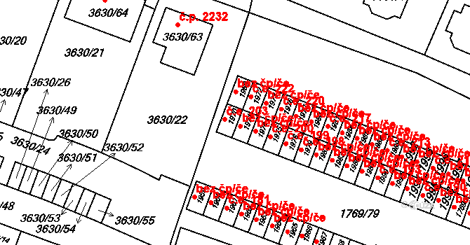 Tachov 44062541 na parcele st. 1971 v KÚ Tachov, Katastrální mapa