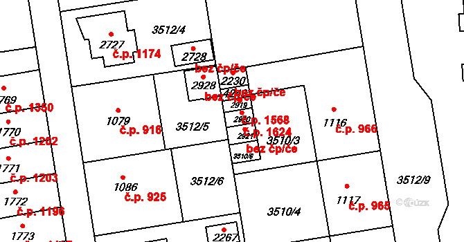 Lipník nad Bečvou 48396541 na parcele st. 2920 v KÚ Lipník nad Bečvou, Katastrální mapa
