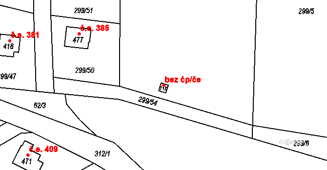 Černolice 87728541 na parcele st. 712 v KÚ Černolice, Katastrální mapa