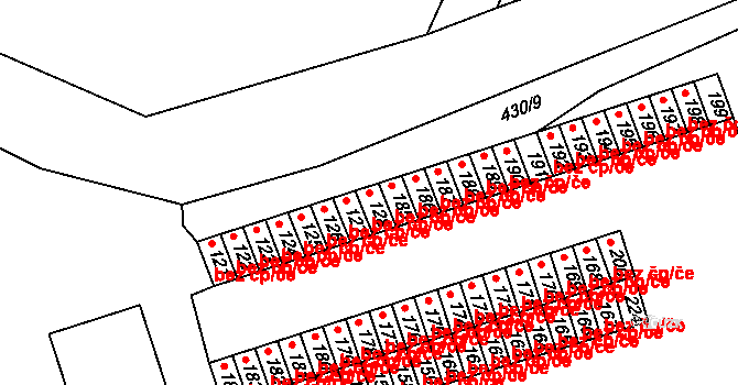 Litvínov 43680542 na parcele st. 128 v KÚ Růžodol, Katastrální mapa