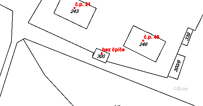 Hospozín 48149543 na parcele st. 300 v KÚ Hospozín, Katastrální mapa