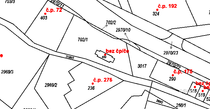 Chotěvice 44912544 na parcele st. 439 v KÚ Chotěvice, Katastrální mapa