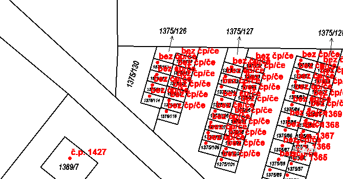Kopřivnice 50309544 na parcele st. 1375/117 v KÚ Kopřivnice, Katastrální mapa