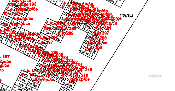 Moravský Krumlov 42498546 na parcele st. 1137/48 v KÚ Moravský Krumlov, Katastrální mapa