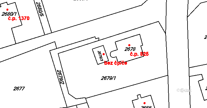Frýdlant nad Ostravicí 42967546 na parcele st. 2679/3 v KÚ Frýdlant nad Ostravicí, Katastrální mapa