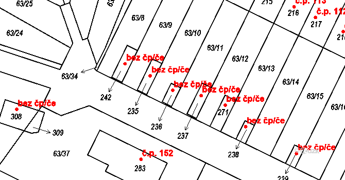 Čížová 43059546 na parcele st. 236 v KÚ Nová Ves u Čížové, Katastrální mapa