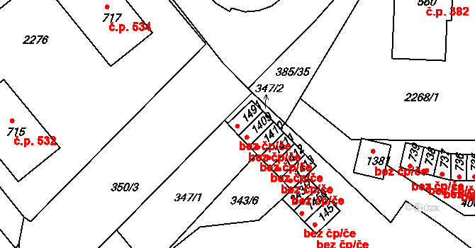 Nová Bystřice 215, Katastrální mapa