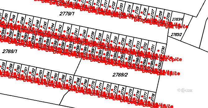 Rýmařov 49313550 na parcele st. 2788/20 v KÚ Rýmařov, Katastrální mapa