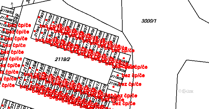 Dobruška 44249551 na parcele st. 2119/14 v KÚ Dobruška, Katastrální mapa