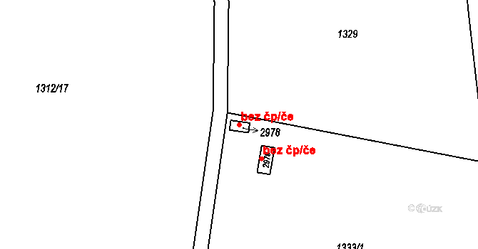 Hořice 45925551 na parcele st. 2978 v KÚ Hořice v Podkrkonoší, Katastrální mapa