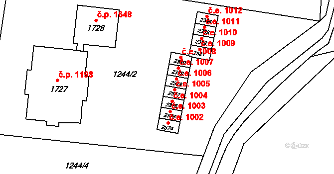 Lipník nad Bečvou I-Město 1006, Lipník nad Bečvou na parcele st. 2378 v KÚ Lipník nad Bečvou, Katastrální mapa