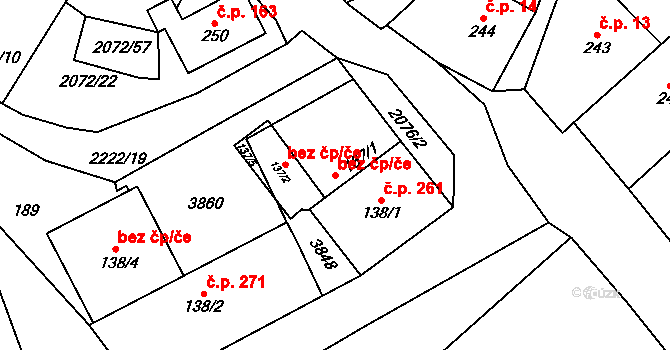 Králíky 39433552 na parcele st. 137/1 v KÚ Králíky, Katastrální mapa