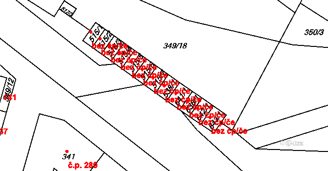 Ledvice 43054552 na parcele st. 538/1 v KÚ Ledvice, Katastrální mapa