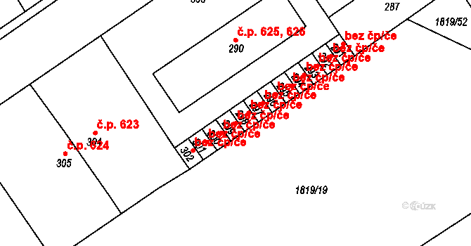 Buštěhrad 48754552 na parcele st. 299 v KÚ Buštěhrad, Katastrální mapa